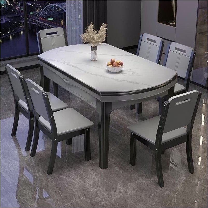 marble dining table dinning table set 6 chairs dining room furniture marble dining table set