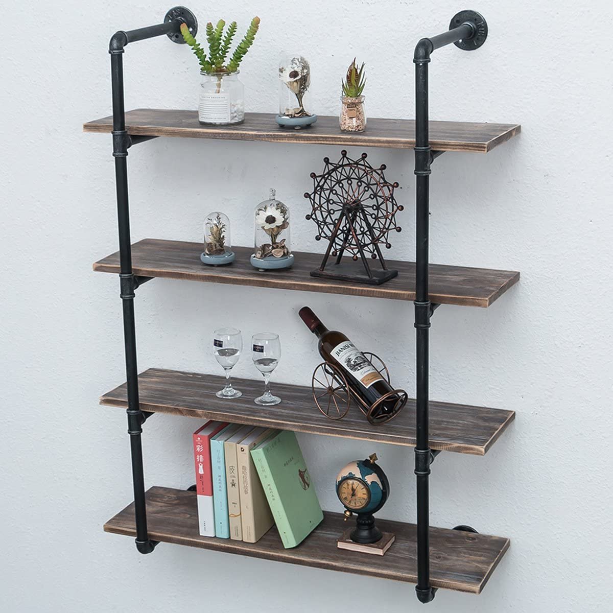 Pipe Fitting Floor Flange Frame Dining Chair Dining Chair Ply Board Base Frame Cast Iron Thread Antique Metal 1/2" 3/4" 1" Black