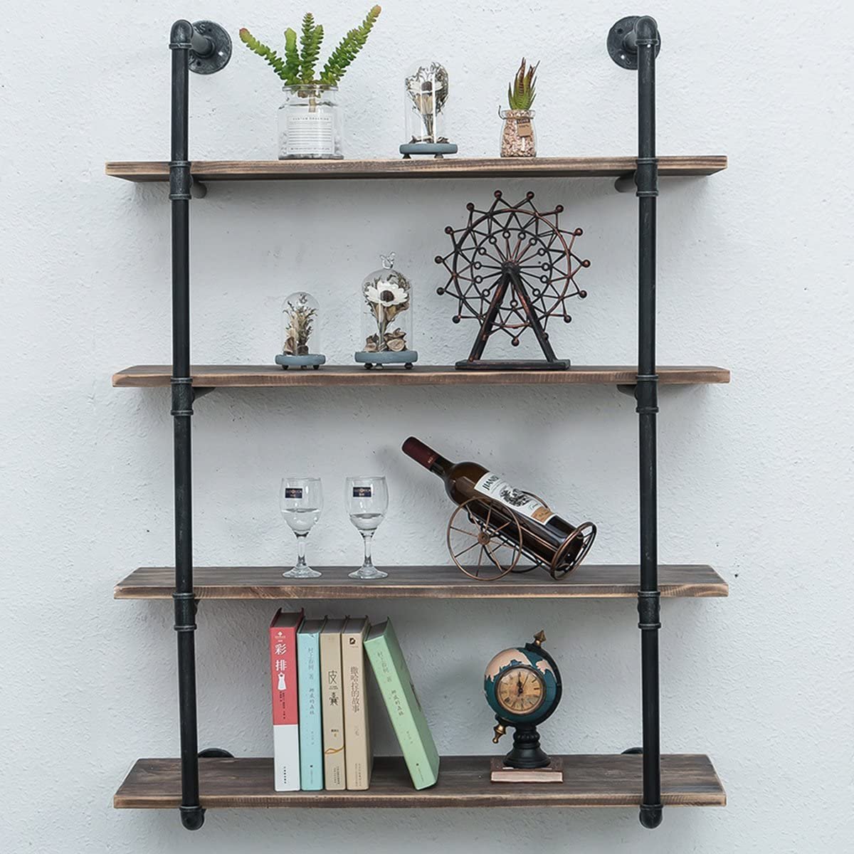 Pipe Fitting Floor Flange Frame Dining Chair Dining Chair Ply Board Base Frame Cast Iron Thread Antique Metal 1/2" 3/4" 1" Black