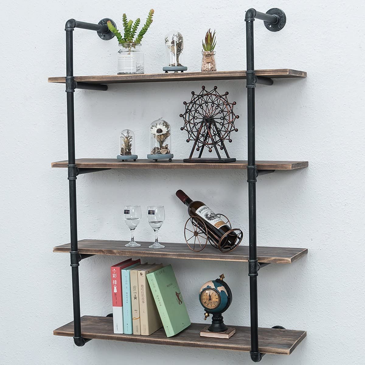 Pipe Fitting Floor Flange Frame Dining Chair Dining Chair Ply Board Base Frame Cast Iron Thread Antique Metal 1/2" 3/4" 1" Black