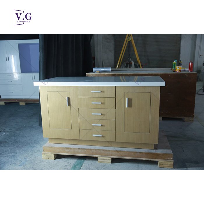 Commercial Hotel Banquet Equipment Cafeteria Design Restaurant Buffet Counter Desk Home Furniture 1 Piece Dining Table Modern