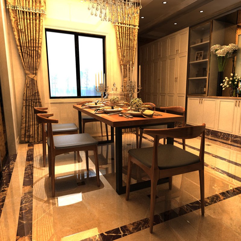 Dinning room set dining room luxury furniture table and chair wood solid wood dining table set wooden dining table