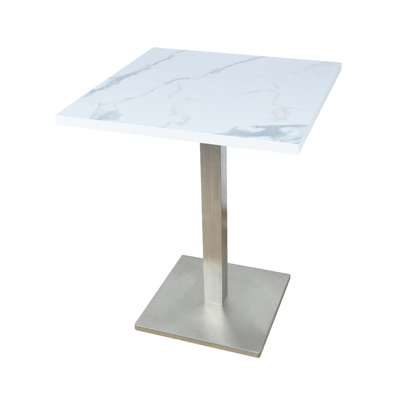 Imported Industrial Restaurant Outdoor 8 Seater Dining table With Melamine Top