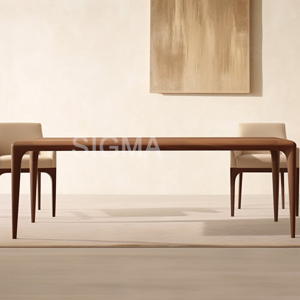 Living room furniture modern wooden dinning table and chair set dining table