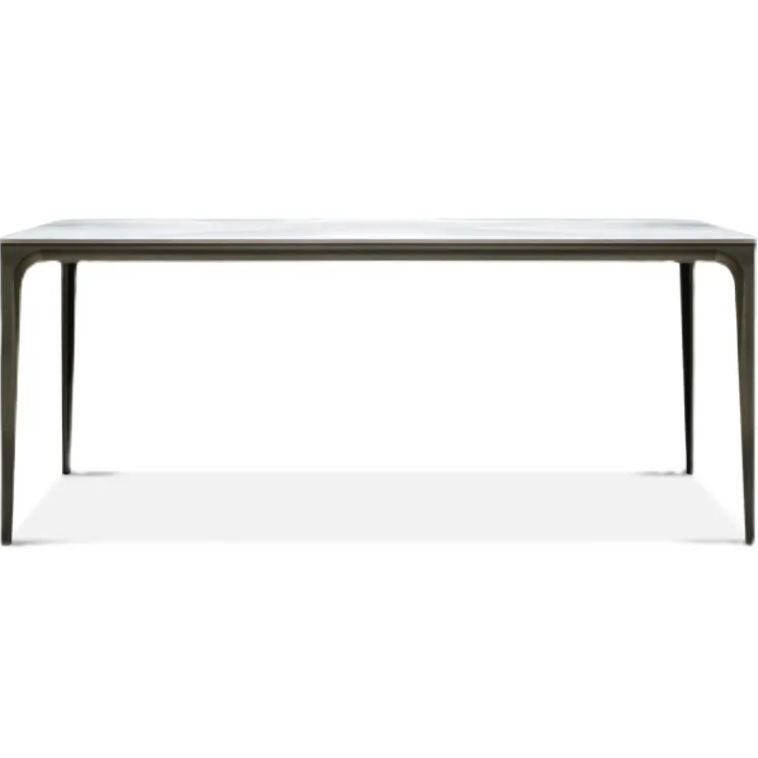 black Dinning Room home furniture living room marble top 6 Seat Modern Dining Table And Chairs Set office table for home