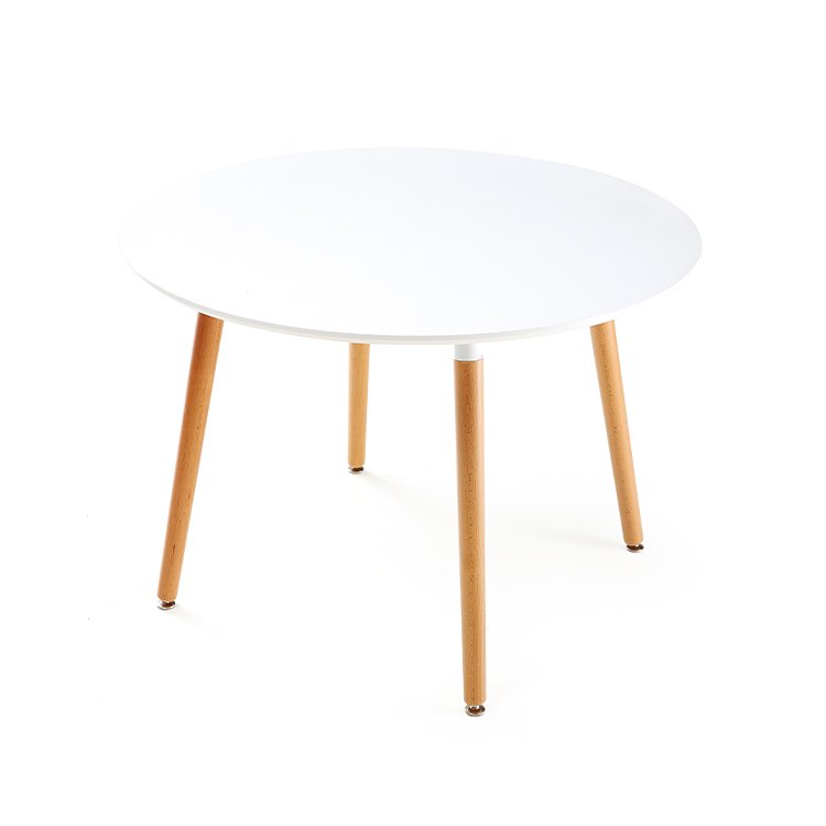 coffee table modern round center table modern living room furniture round MDF wooden dining table chair set