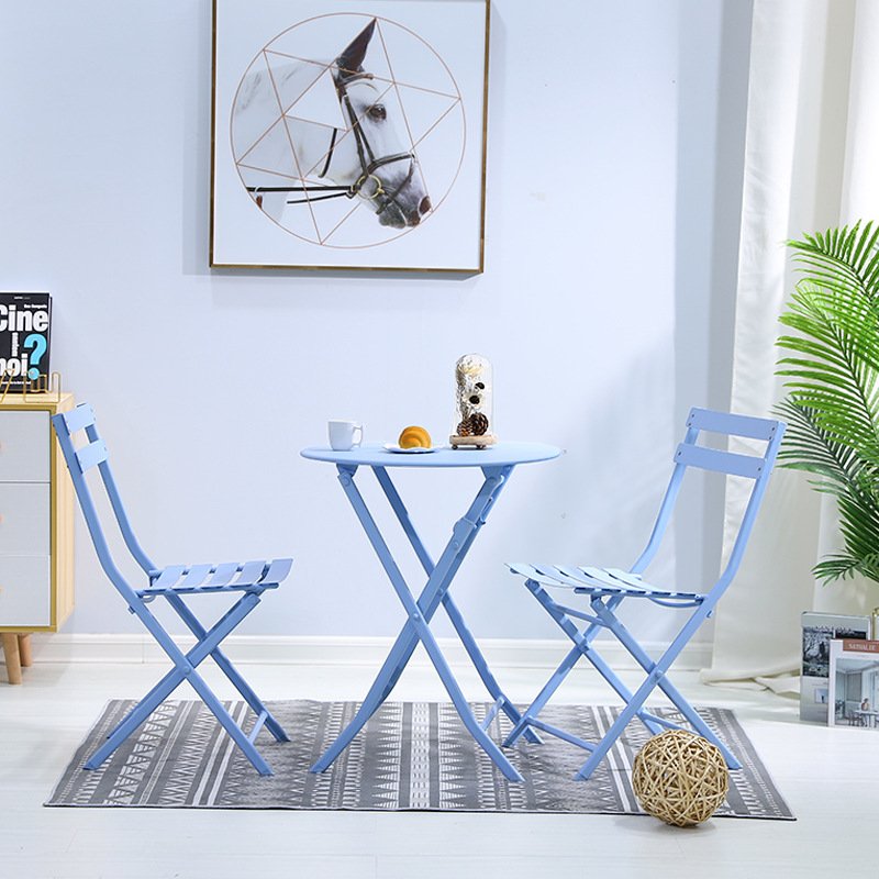 Hot selling Vintage Rectangular Solid Metal Frame Modern dining table