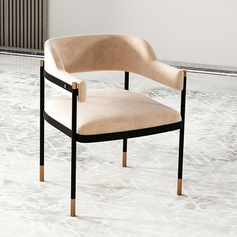 MGF Exclusive deal Iron Leather Fabric Sofa Armrest Backrest Hotel Lobby Lounge Chair Restaurant Cafe Dining Table And Chair Set