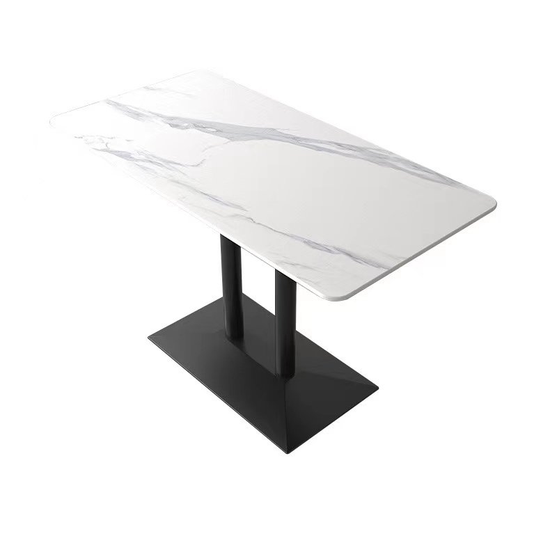 Successor Customizable Stainless Steel Dining Table Modern Industrial Style Universal Indoor for Multiple People