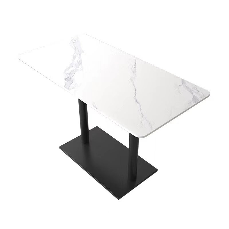 Successor Customizable Stainless Steel Dining Table Modern Industrial Style Universal Indoor for Multiple People