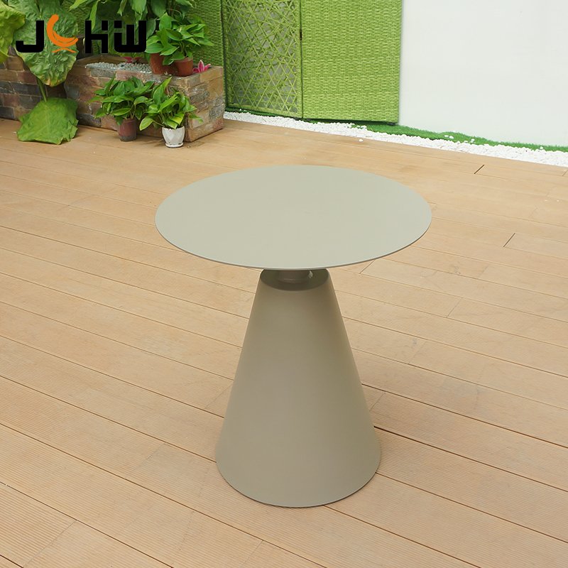 New Outdoor Restaurant Furniture Metal Round Outdoor Dining Table Garden Furniture