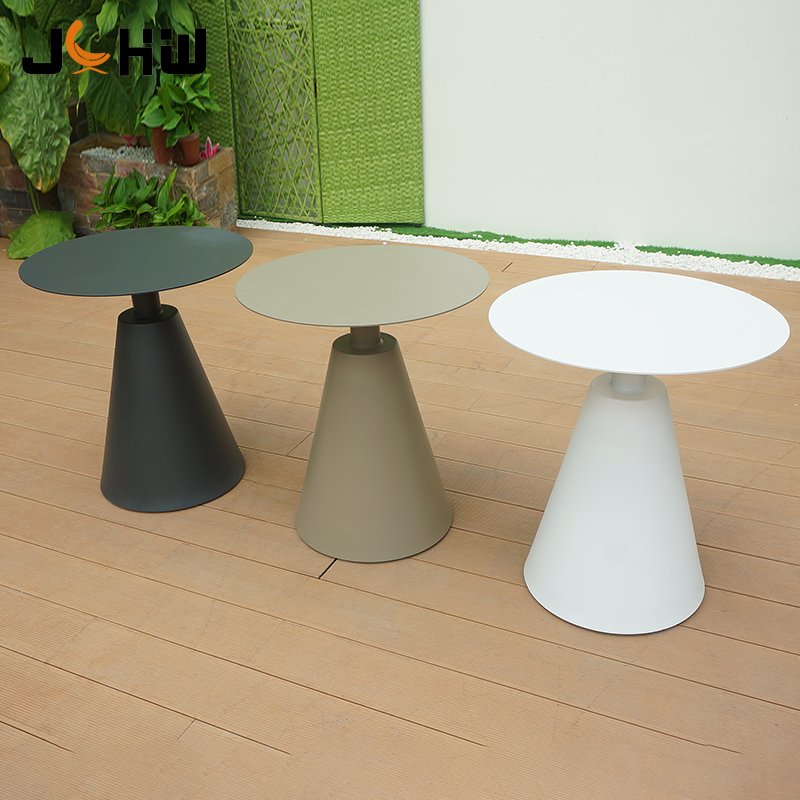 New Outdoor Restaurant Furniture Metal Round Outdoor Dining Table Garden Furniture