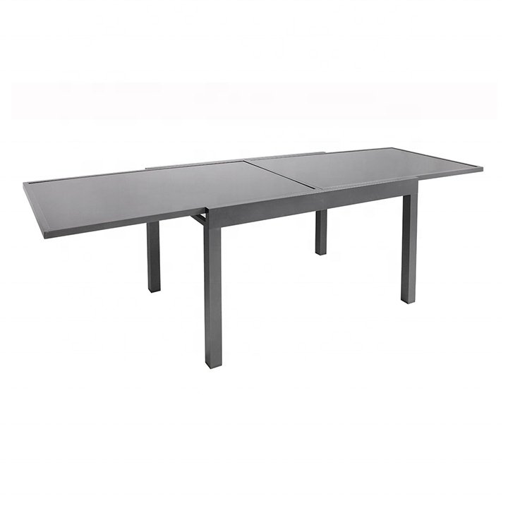 Aluminum Frame Coated Extensible Dining Tables