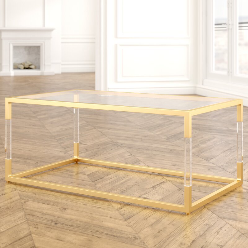 Popular Factory Home Furniture Living Room Acrylic Table Modern Design Acrylic Dining Table Coffee Table