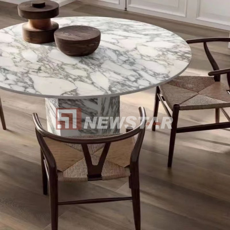 Customized Luxury Stone Dining Table Stone Furniture Dining Table Oval Marble Dining Table