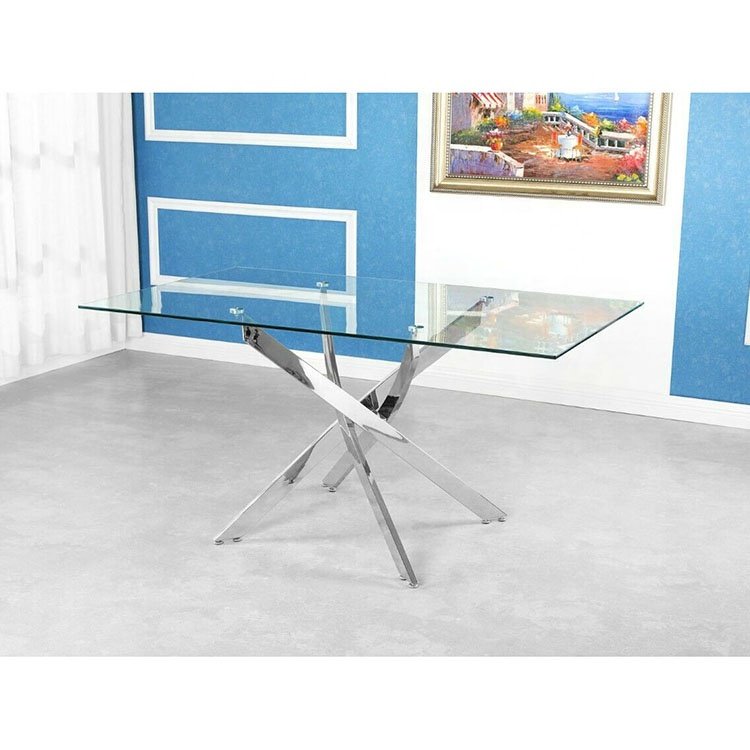 European style MDF table top fancy dining table set dining room furniture small wooden modern round dining table