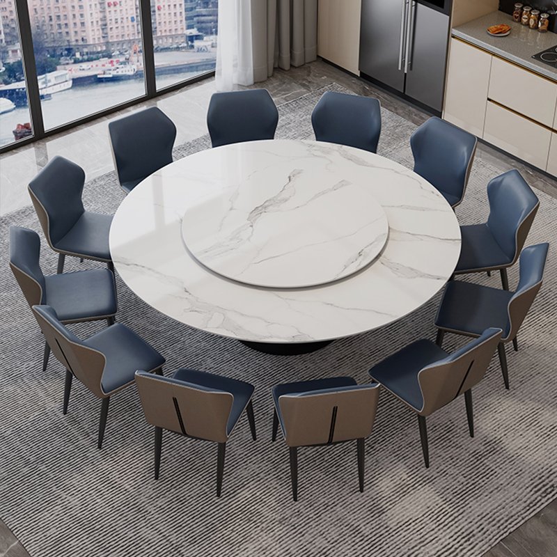 Hotel Suite Dining Furniture Dinning Table Set Dining Room Furniture Modern Table Dining Table And Chair With Lazy Susan