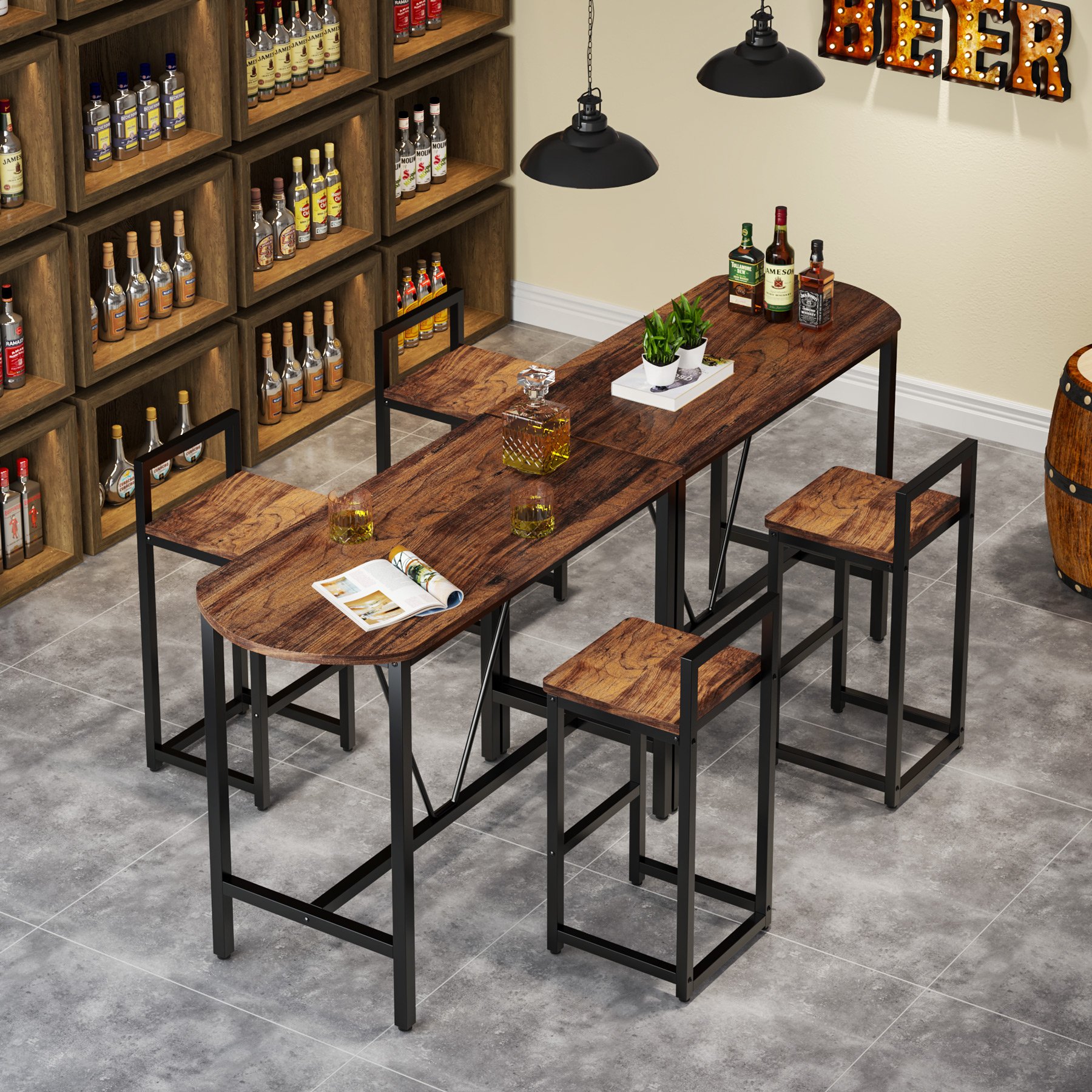 Top Wooden Restaurant Table And Chair Home Furniture Dining Table Wood Round Dining Table Set
