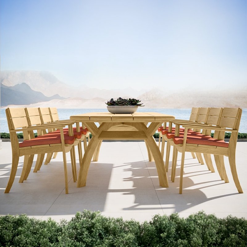 outdoor teak wood patio furniture outdoor teak dining table and chair hotel terrace dining set teak garden set