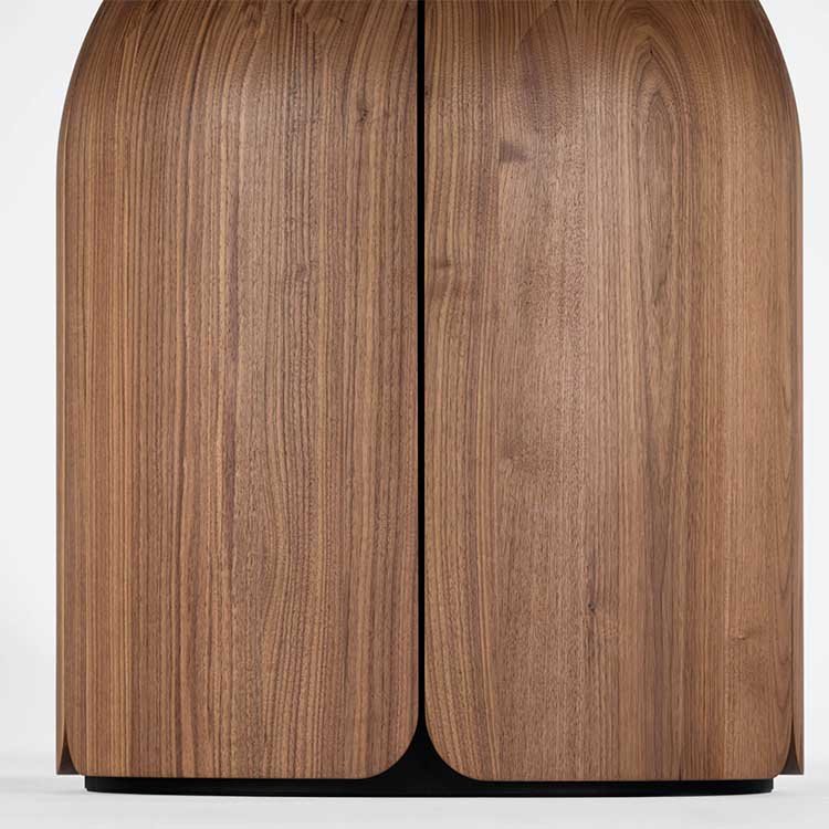 Modern Italian nordic simple style high-end high quality solid wood round dining table