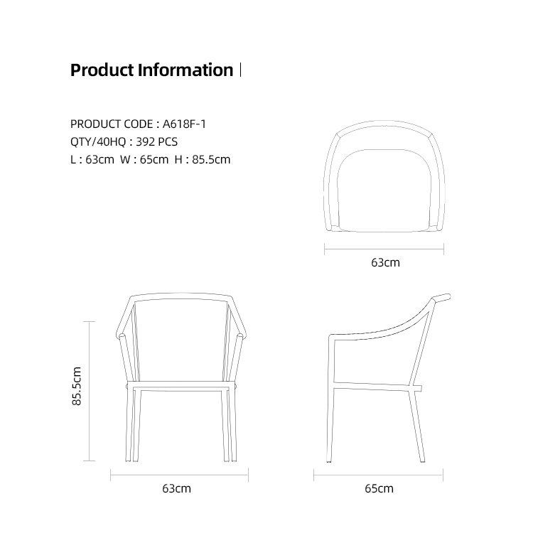Artie Patio Furniture Garden Garden Dining Set Modern Outdoor Restaurant Dining Table And Chairs