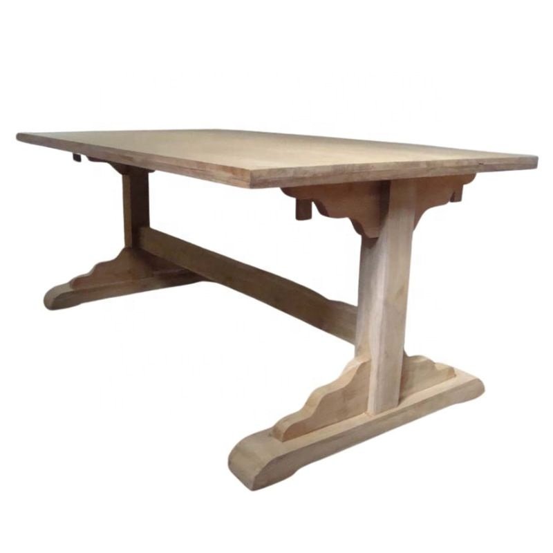 Teak Minimalist Dining Table Modern Outdoor Dining Table Solid Wood Dining Room American Style Home Furniture