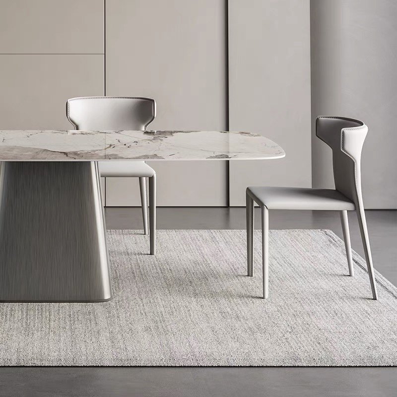 Modern luxury marble dining table with chair set dinning tables and chairs 4 6 8 seater for dining room full furniture home