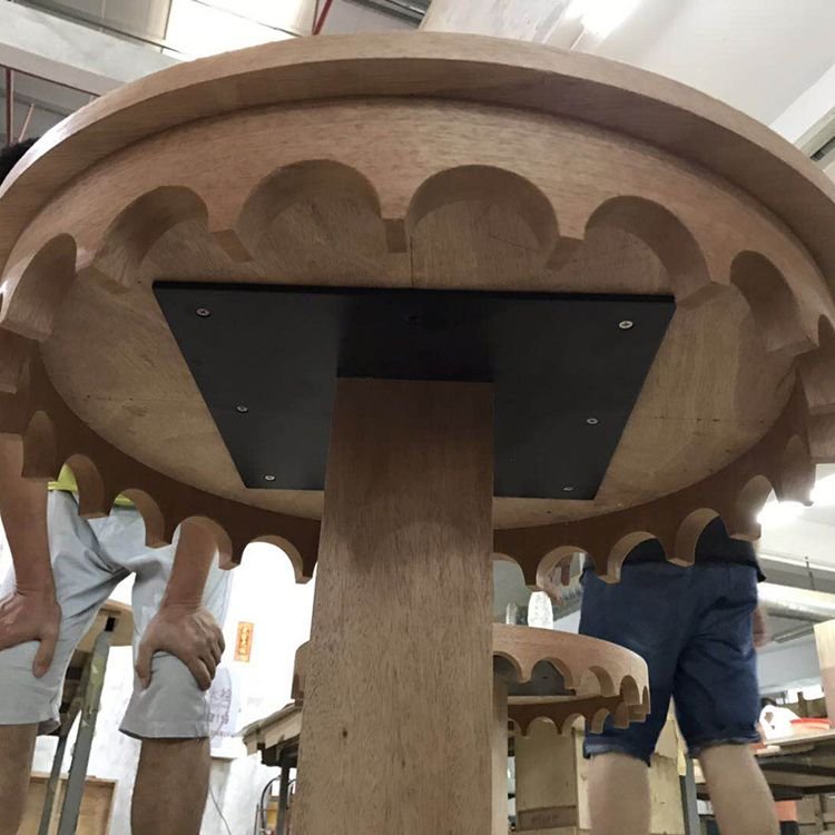 High quality wholesale cheap Modern Simple Round wood Furniture restaurant Dining Table