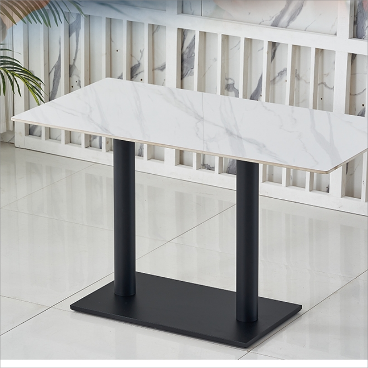 Modern restaurant furniture Nordic rectangular luxury dining table set with chairs for sale