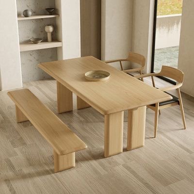 modern household live edge Water-based paint Wood slab pine solid wood Office kitchen wooden dining tables
