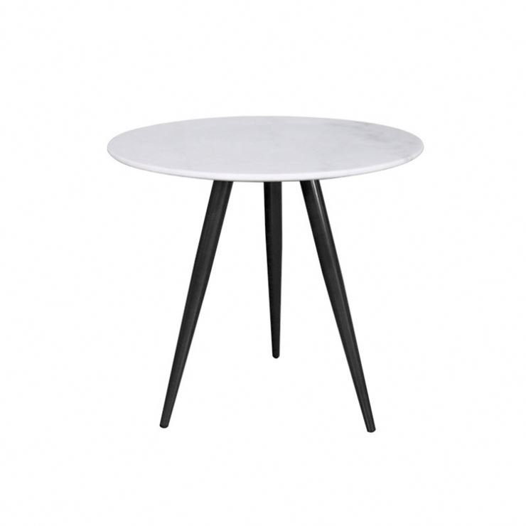Free Sample Top Glass White Table Round Hot Sale Sample Stable Pedestal Modern Metal Furniture Dining Table With Metal Legs