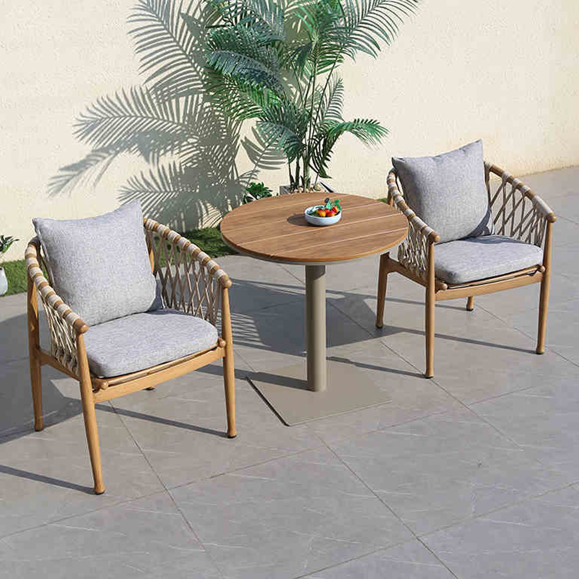 Outdoor Dining Set Table Modern Style Outdoor Garden Furniture - Floyd