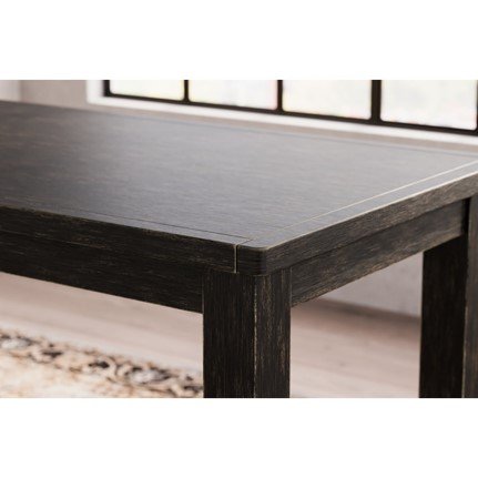 Jeanette Dining Table Manufactured Wood Black Customized Manufacturer Collection furniture