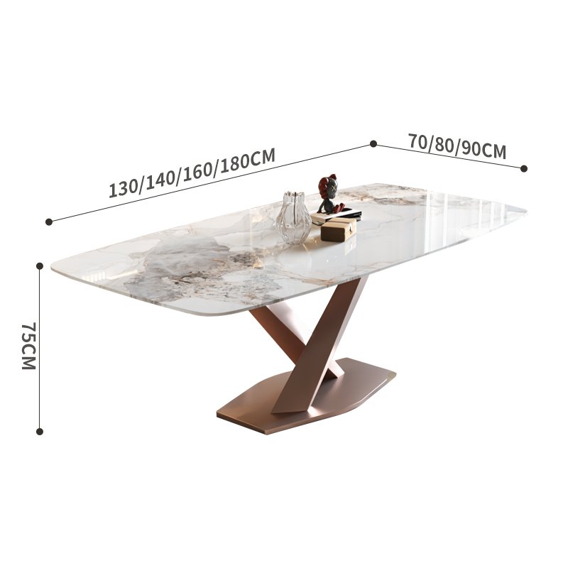 Foshan Factory Furniture Dining Table For 6 8 Chairs Sintered Stone Top Dining Table and Chairs Set In Dining Room recycled pine