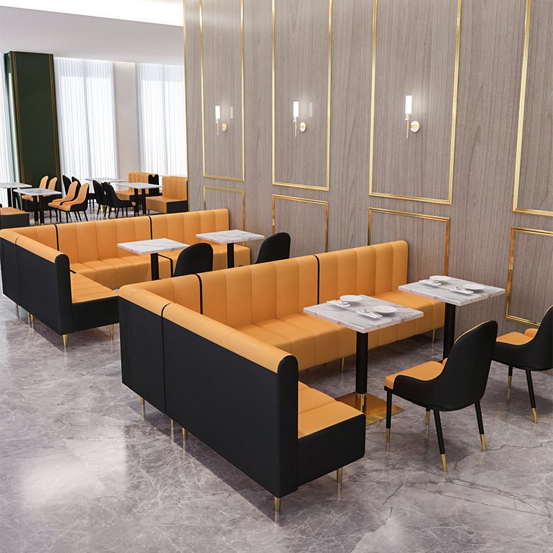 Dubai 5 star wholesale luxury commercial restaurant furniture dining tables and chairs sets for cafe and restaurant