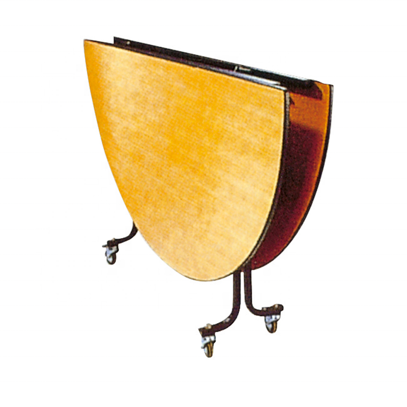 High Quality Round Dining Table Extendable Round Folding Dining Table With Rollers Wheels