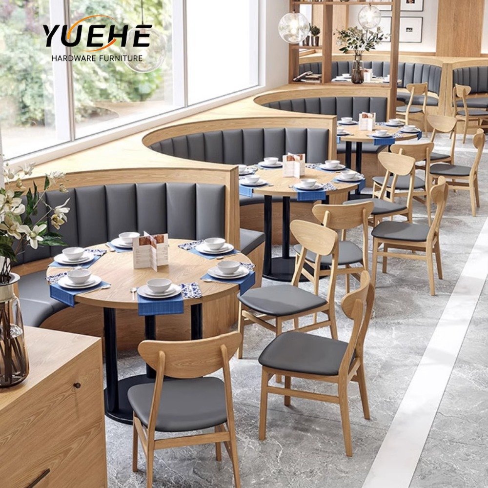 Manufacturer Supply restaurant furniture chair coffee table dining tables set 4 chairs leather couch bistro