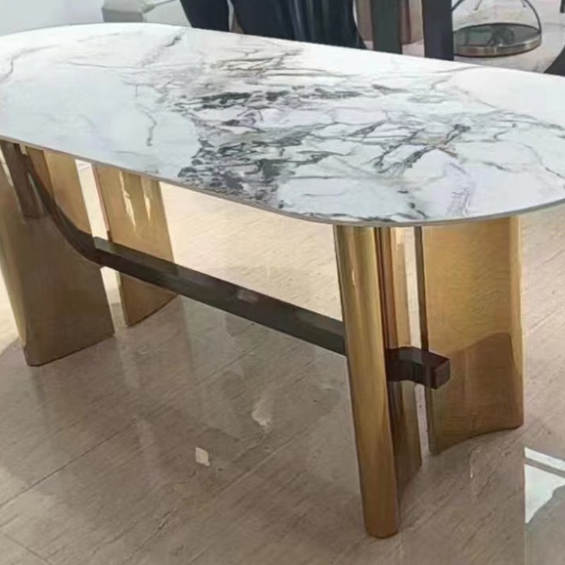 Now Style Convertible Restaurant Furniture Covers Marble Countertop Design Dining Table Chair Set Villa Warehouse Many Places