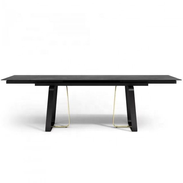 Modern Design Luxury dining table for 8 People Or 10 Seater 2m Or 2.4cm Marble Dining Table