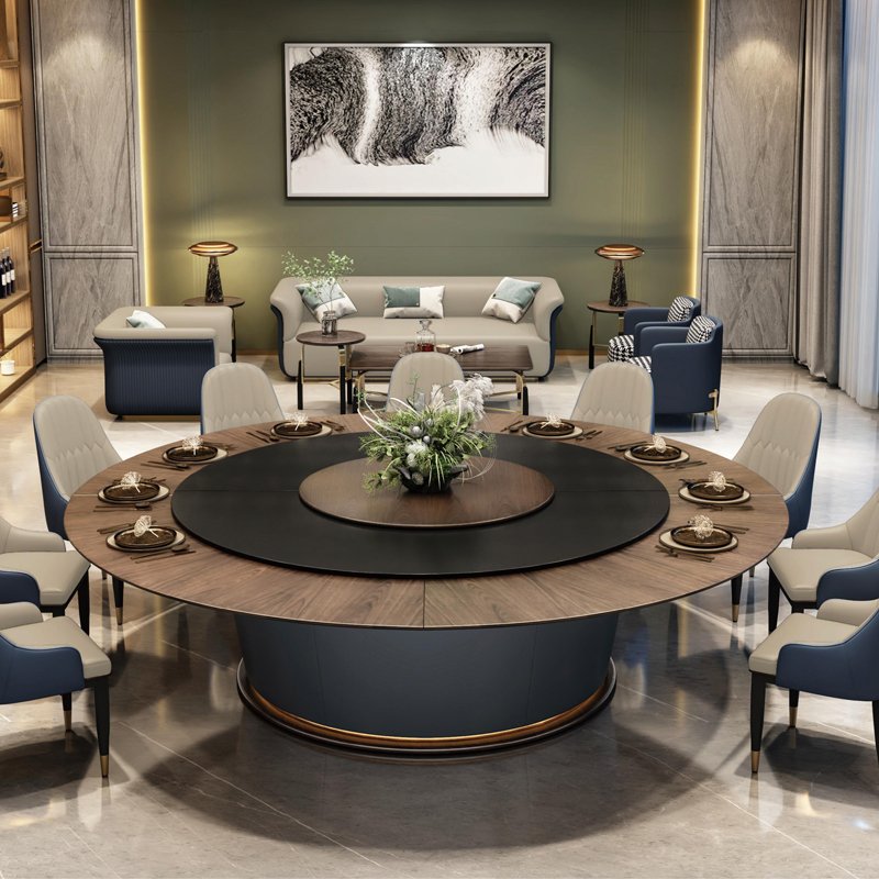 YF Hot Selling Dinner Table Set Round Marble Dining Table Home Use Furniture Dining Table Set
