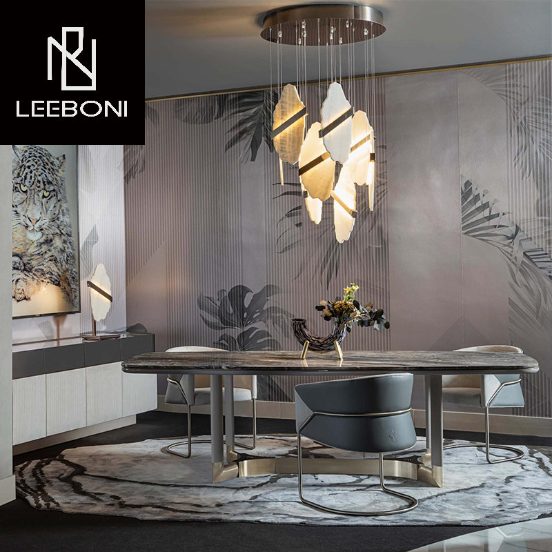 Manufacturer Custom Made Italian High End Dining Room Furniture Modern Luxury Dining Table