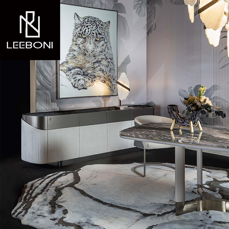 Manufacturer Custom Made Italian High End Dining Room Furniture Modern Luxury Dining Table