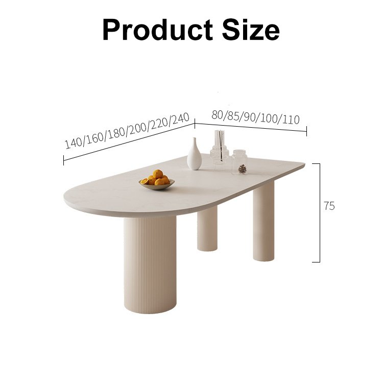 Factory Italian Rectangular Dining Table Luxury Marble Dining Table Solid Wood Base Dining Table Set Foshan Home Furniture