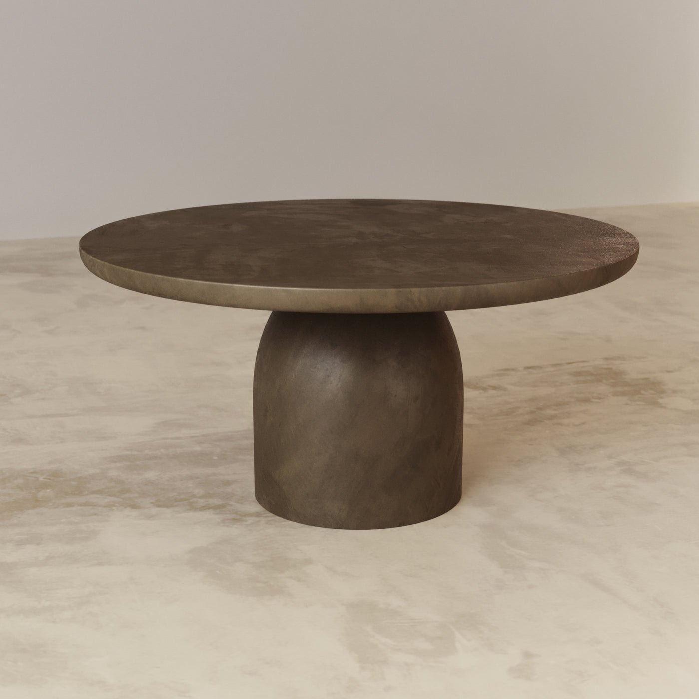 Old Retro Style Dark Patterned Solid Stone Table With New Design Minimalist High-Quality Living Room Dining Table