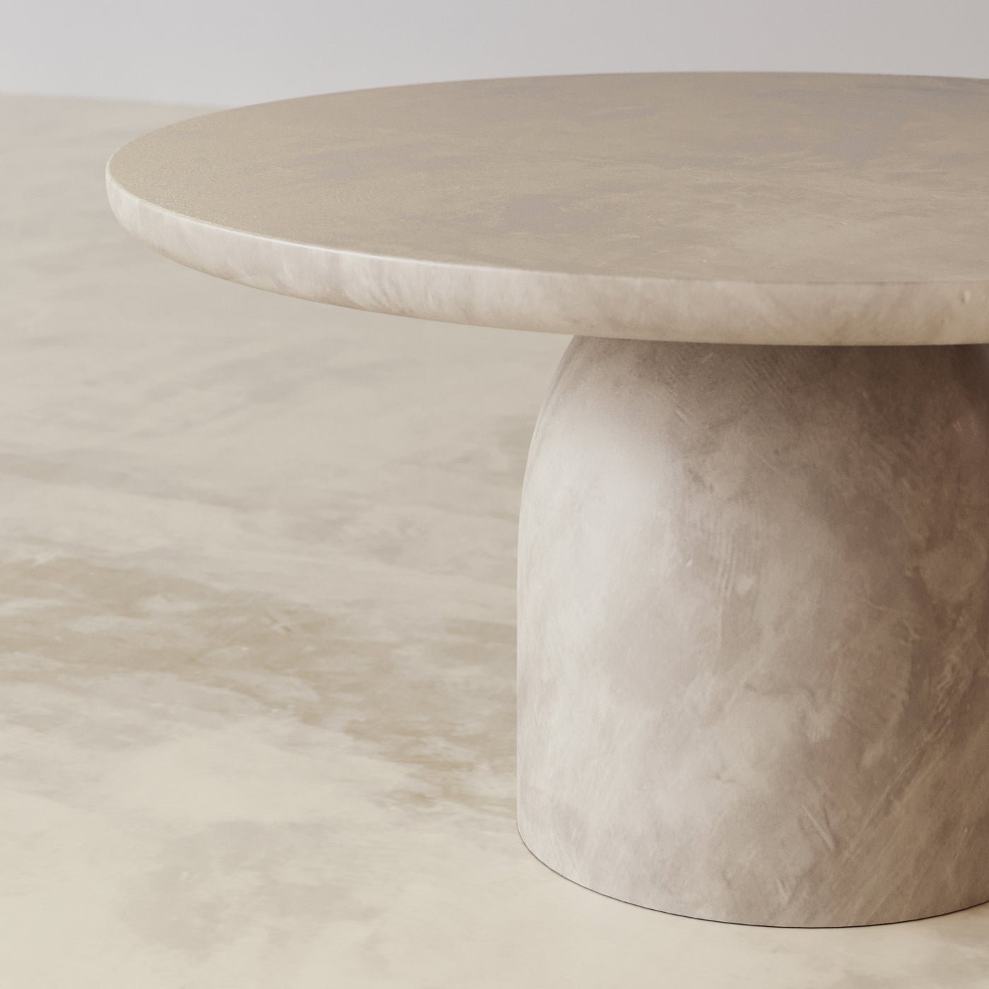 Old Retro Style Dark Patterned Solid Stone Table With New Design Minimalist High-Quality Living Room Dining Table