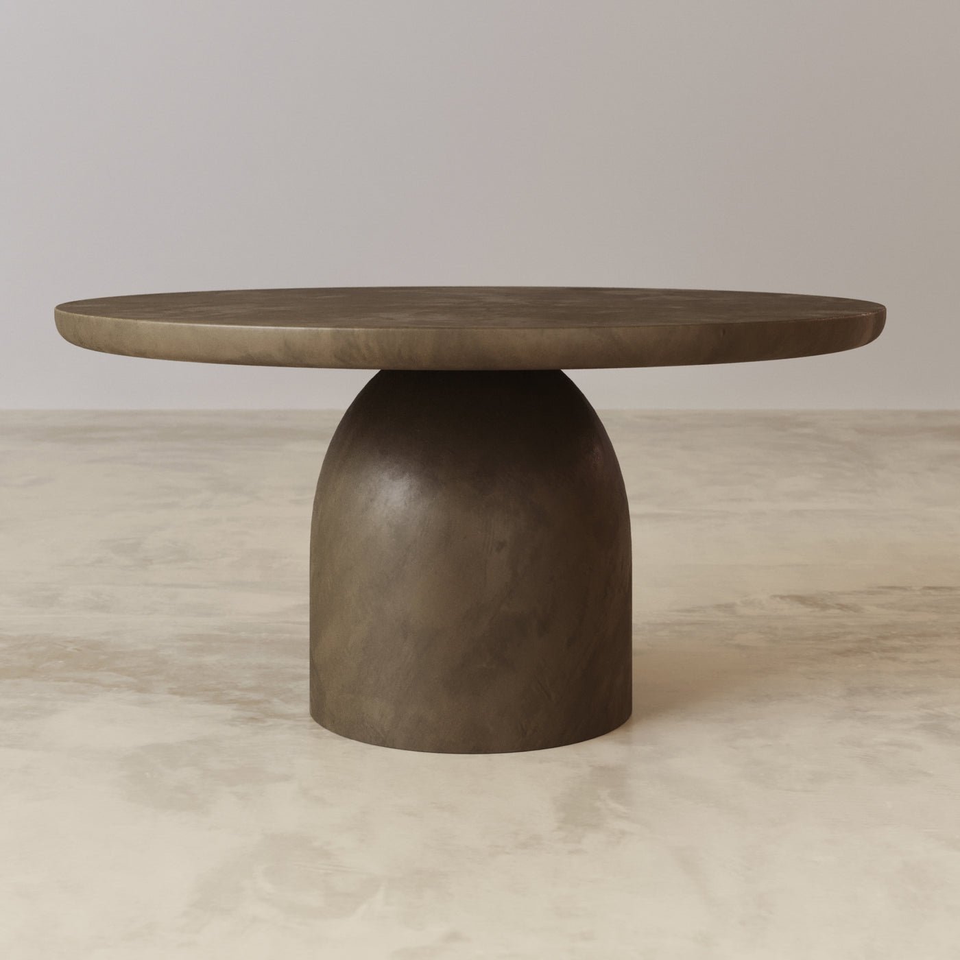 Old Retro Style Dark Patterned Solid Stone Table With New Design Minimalist High-Quality Living Room Dining Table