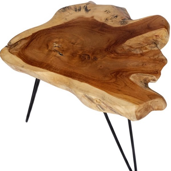 Fashion Design Folding Table Made of Teak Wood Folding Coffee Table With Metal legs