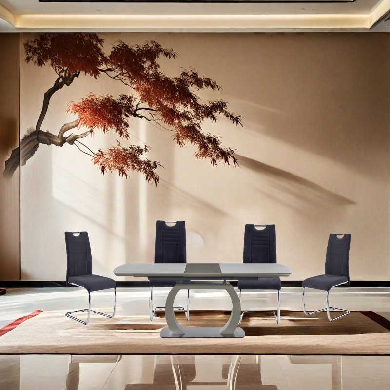 Scandinavian Dining Table light luxury small apartment Dinner table restaurant Dining Furniture marble Dining Table