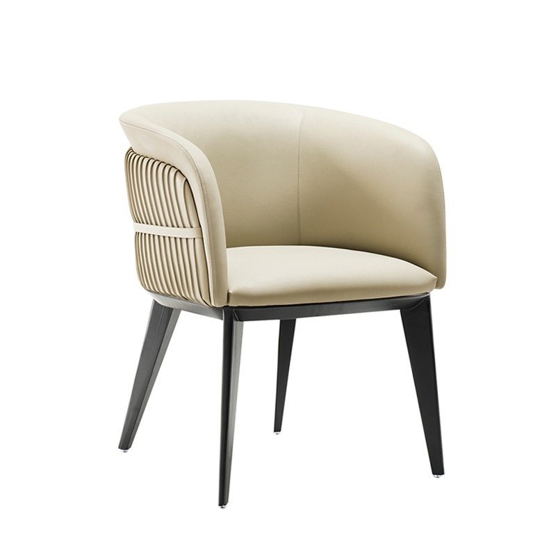 Italian style light luxury dining chair backrest negotiation area coffee shop chair restaurant furniture