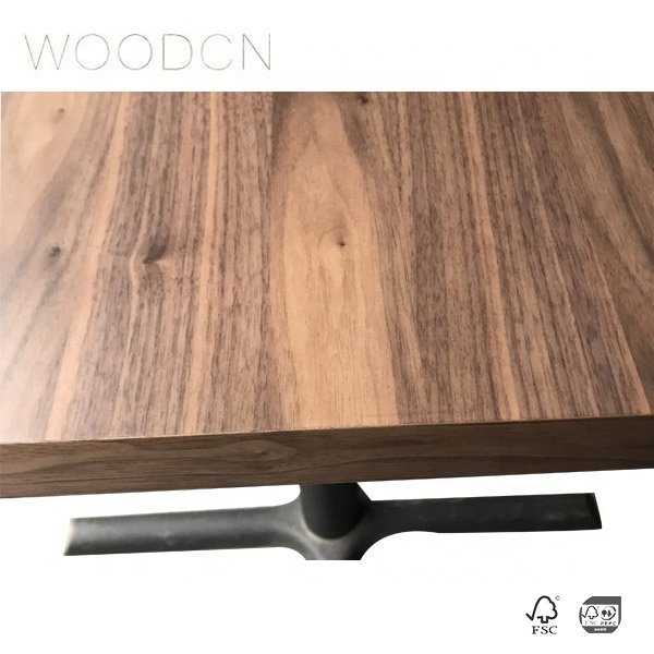 Dining table black walnut veneer coffee table